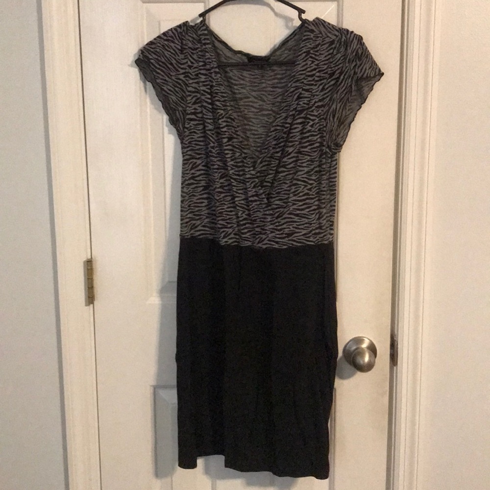 Express zebra print dress